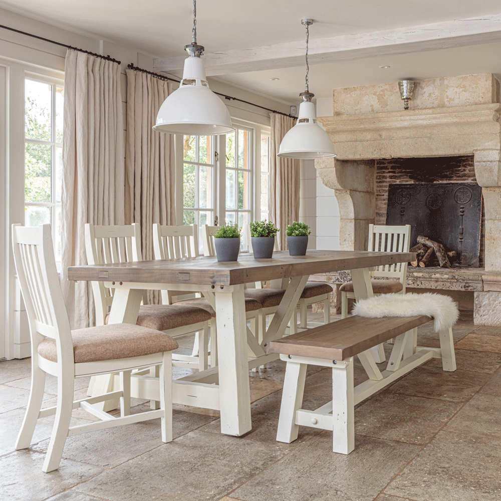 Modern Farmhouse Dining Table 2m Inside Out Living