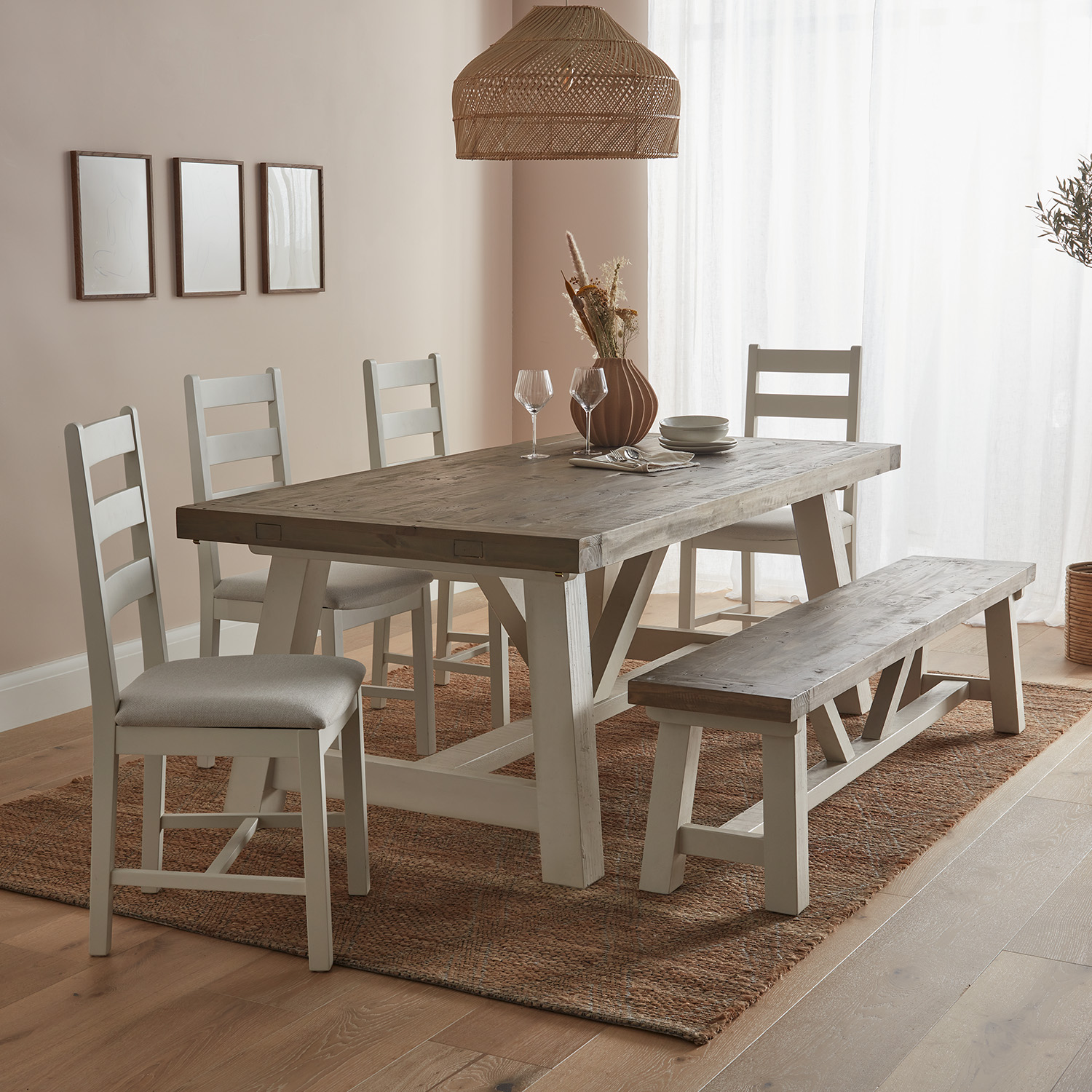 Modern Farmhouse Dining Chair Inside Out Living
