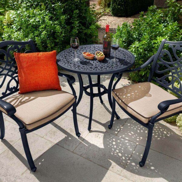 Hartman Capri Garden Bistro Set - Bronze/Amber