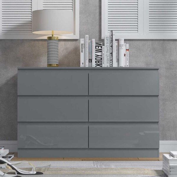 Gloss-6-Drawer-Chest-Grey-Lead-Image-Lifestyle