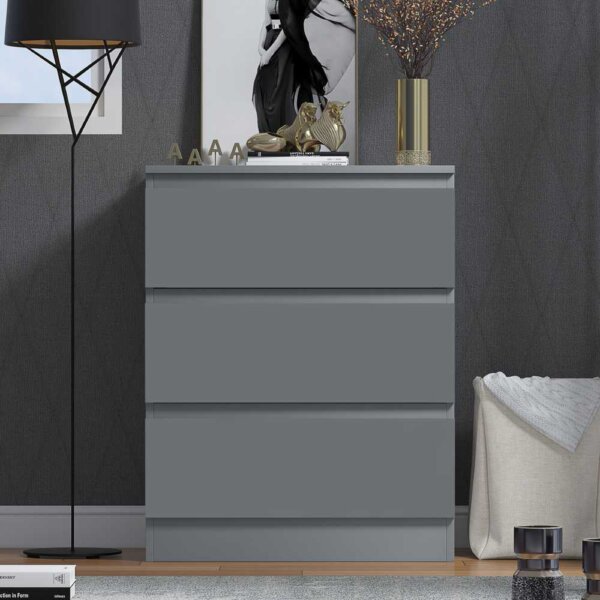 Matte-3-Drawer-Chest-Grey-Lead-Image-Lifestyle