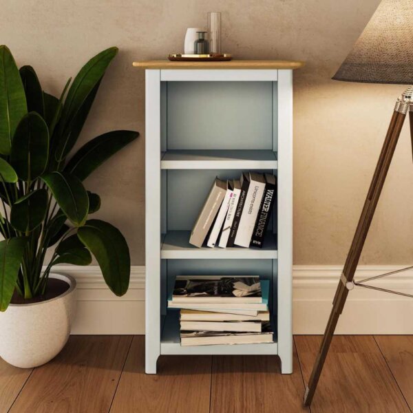 Oxford-Bookcase-Linen-Front-On-Lifestyle