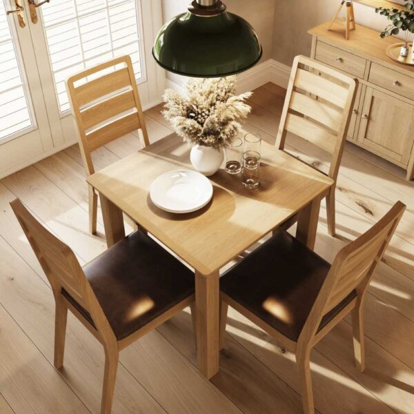 Oxford-Square-Dining-Table-Oak-Top-Down-Lifestyle