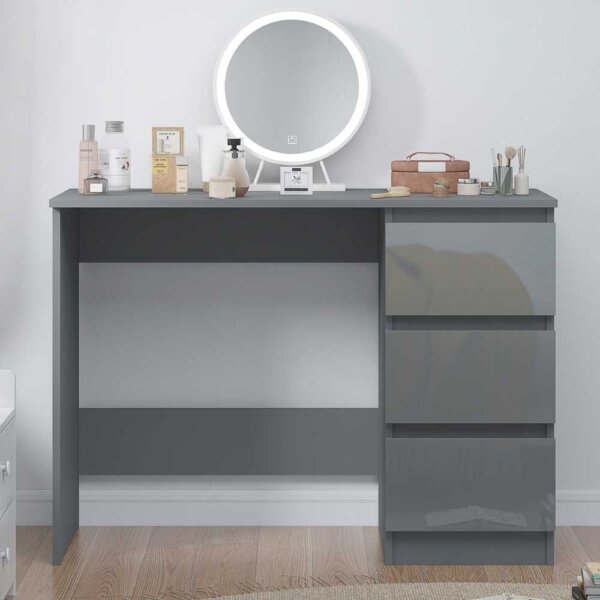 Gloss-3-Drawer-Dressing-Table-Grey-Lead-Image-Lifestyle