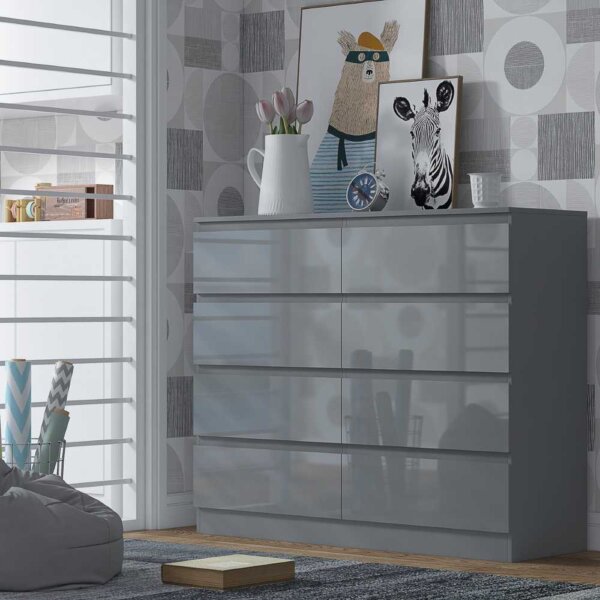 Gloss-8-Drawer-Chest-Grey-Lead-Image-Lifestyle.